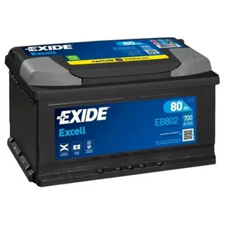 Exide Excell EB802 80Ah 12V