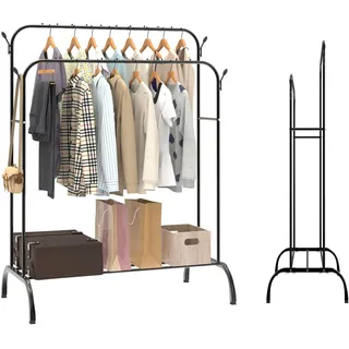Jupitor Kleiderstange, Kleiderständer, Freistehender Kleiderständer, Kleiderstangen für Schlafzimmer, Kleiderschränke aus Metall für Schlafzimmer, Hängestangen für Kleidung, Offener Kleiderschrank