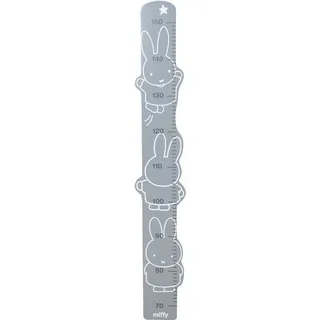 roba® Messlatte miffy®, grau, Skala von 70 cm bis 150 cm grau