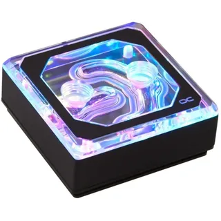 Alphacool XPX Aurora Edge Acryl Black, CPU-Kühler - transparent/schwarz