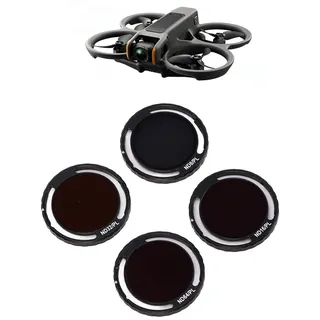 4er-Pack ND-Filter-Set für Avata 2, ND8PL ND16PL ND32PL ND64PL-Filter, Neutraldichte-Kameraobjektiv-ND-Filter