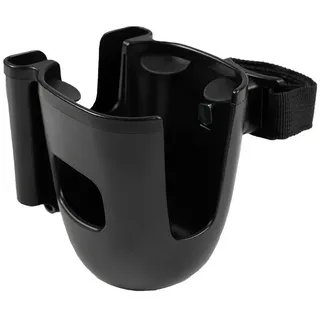 zamboo Getränkehalter mit Smartphone-Halterung für Buggy und Kinderwagen Schwarz