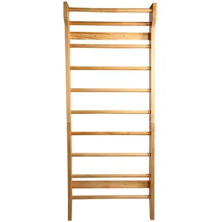 CCLIFE Sprossenwand Turngeräte Holzoptik Mehrfarbig Fitness Turnwand Klettergerüst Kletterwand Gym Sportgerät für Erwachsene Kinder ZERRO