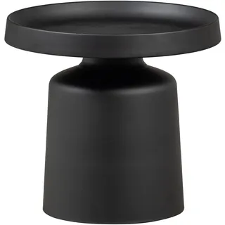 Woood Beistelltisch Peer Metall Ø 49 cm, Schwarz