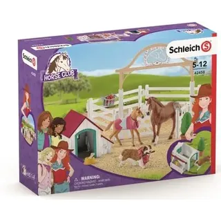SCHLEICH 42458 Horse Club Hannahs Gastpferde mit Hündin Ruby