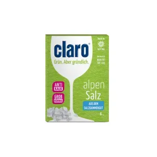 claro Alpensalz für Spülmaschinen C031214 , 1 Packung = 6 kg