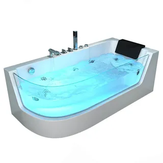 Home Deluxe CARICA Whirlpoolbadewanne 170 x 80 cm (UBA147ARA2V-01)