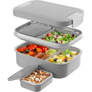luxuskollektion Lunchbox Erwachsene 1900ml Bento Box Auslaufsicher für Büro Schule