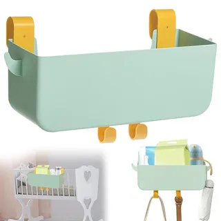 WIYETY Wickeltisch Organizer Baby Windel Caddy Wickelkommode Organizer Wickeltisch Organizer zum Anhängen Organisation Wickeltisch Wickeltisch Zubehör Multifunktionale Baby Windel Organizer(Grün)