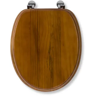 Croydex Massivholz-Toilettensitz, Pinie Antik