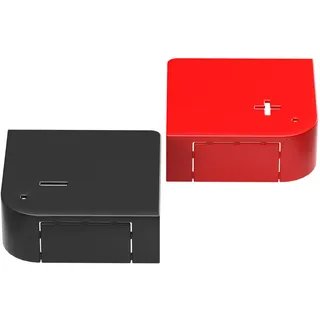 Batterie Polabdeckung Pol Schutzkappe Kappen + Plus - Minus Abdeckung Isolierkappe PKW KFZ Schwarz Rot