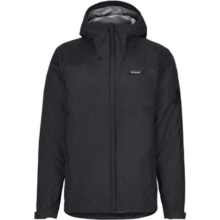 Herren Regenjacke schwarz L