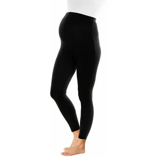 Umstandsleggings NEUN MONATE "Hose für Schwangerschaft und Stillzeit", Damen, Gr. 36, N-Gr, schwarz, Jersey, Obermaterial: 95% Baumwolle, 5% Elasthan, unifarben, Basic, eng lang, Hosen, bequem und gut kombinierbar, Topseller