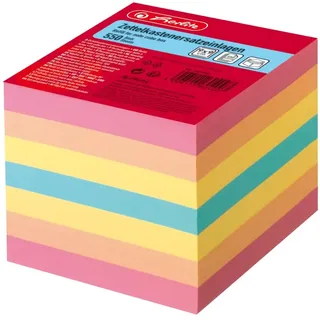 Herlitz Notizzettel 9,0 x 9,0 cm farbsortiert 1 St.