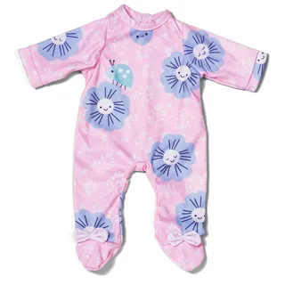 BABY BORN Strampler rosa Blumen 43cm