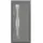 links 110 x 210 cm graualuminium