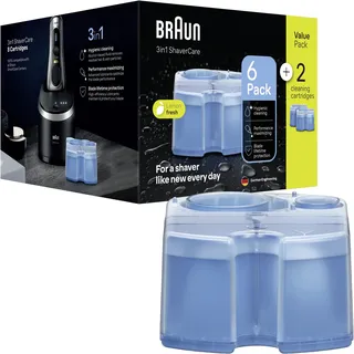 Braun Reinigungskartuschen Clean & Renew CCR 6 + 2 St.