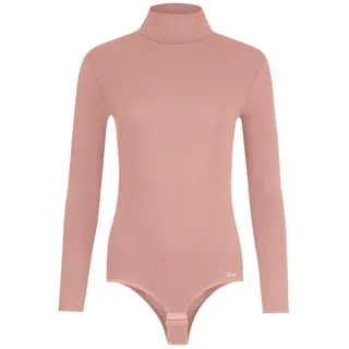 Evoni Body Langarmbody mit Hochkragen rosa S(36)