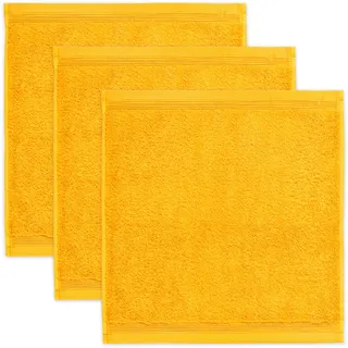 Seiftuch 30 x 30 cm gold 3 St.