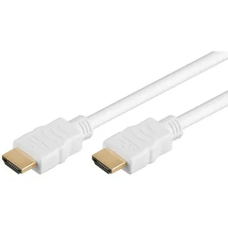 goobay HDMI-Kabel HighSpeed 3 m Weiß