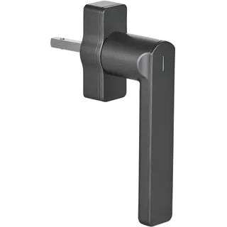 SIEGENIA Smarter Fenstergriff Gen. 2 anthrazit - Matter kompatibel zur Einbindung in Smart Home Netzwerke mit Statusüberwachung, zentrale Ver- & Entriegelung per Fernzugriff, Smarter Montageassistent