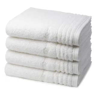 Handtuch 50 x 100 cm weiss 4 St.