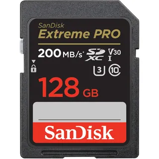 SanDisk Extreme Pro SDHC/SDXC UHS-I U3 R200/W90 200MB/s 128 GB