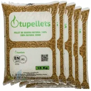 Suinga - 150 kg 100 % natürliche Holzpellets zum Heizen. Praktische, bequeme und effiziente Nutzung.