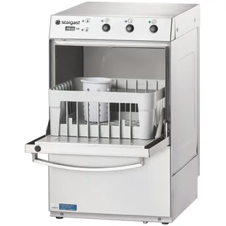 Stalgast Gläserspülmaschine AQUA A3 mit Klarspülmitteldosierpumpe, Korbgröße 350x350 mm