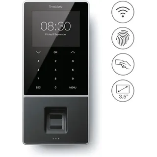 Zeiterfassungs-controller-terminal Mit Rfid-karte Und Fingerabdruck- Oder Pin-steuerung Timemoto Tm-828