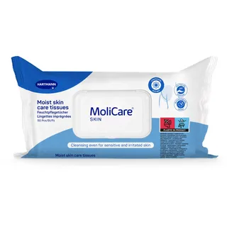 Hartmann MoliCare® Skin Feuchtpflegetücher, 50 Stück)