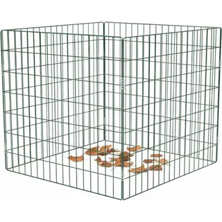 Trutzholm Gartenkomposter werkzeugloser Aufbau 90 × 90 cm Stahldraht pulverbeschicht 10 × 4 cm Maschenweite