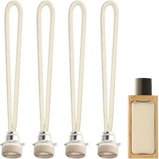 4 Stück Duftlampe Docht für Lampe Berger, Ersatz Docht für Berger Lampe Dochte, Öllampe Ersatzdocht Ersatz Luft Kontrolle Katalytischer Brenner Lampe Dochte für Aromatherapie Heim Dekoration(18mm)
