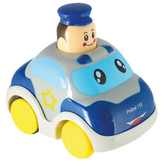 Bieco Drück & Los Flitzer Polizei , Rückzug Spielzeugautos ab 12 Monaten