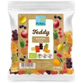 open food Pural Teddy Fruchtgummi bio