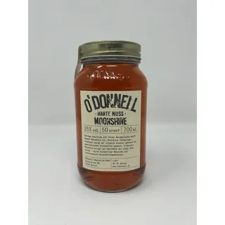 O'Donnell Moonshine Harte Nuss Likör 25% Vol. 0,7 l Geschenkset
