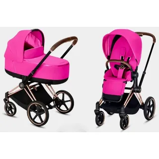 Kinderwagen Cybex Priam 3 Rosegold Fancy Pink NEU!!