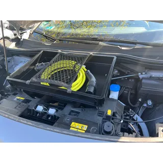 Generisch Frunk Unterkonstruktion Box Motorraum für VW ID4 ID5 / Skoda Enyaq/Audi Q4 E-tron/Hyundai Kona/Kia e-Soul e-Niro (Frunk Front Kofferraum zum nachrüsten für VW ID5), RIV0001