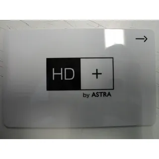 Astra HD+ Karte 12 Monate weisse Version 01 für RTL HD, Sat1 HD, ProSieben HD, VOX HD, geeignet für HD+ Receiver und Module