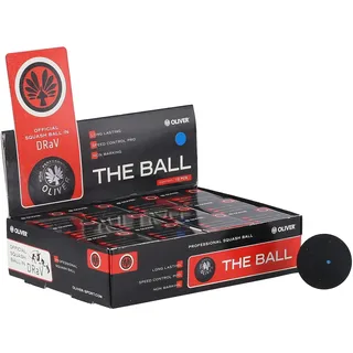 OLIVER Squashball (blauer Punkt, Speed schnell) - 12er Bälle im Karton