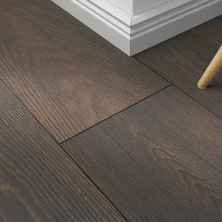 Laminat Muskat Oak braun – inkl. Dämmung & Fußleisten