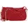 Schultertasche Leder Rot