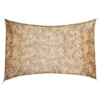 vidaXL Tarnnetz 410x285 cm Sandfarbe