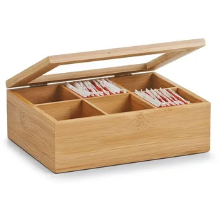 Zeller Teebeutelbox Beige 21 x 16 x 7,5 cm