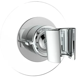 Wenko Brausehalter, Befestigung ohne bohren in Transparent, H): 7,5 x (L) 8 cm, Ø Gr.: onesize
