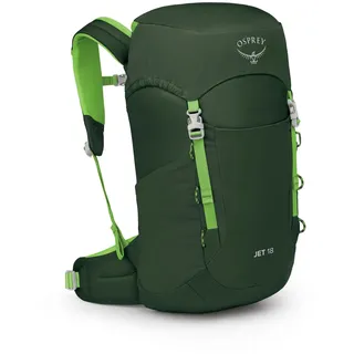 Osprey Jet Kinder-Wanderrucksack, 18L, Green Canopy/Limeline Green