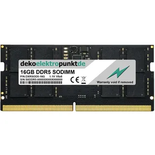 dekoelektropunktde 16GB RAM Speicher passend für Ugreen NASync DXP2800 DDR5 SO-DIMM PC5