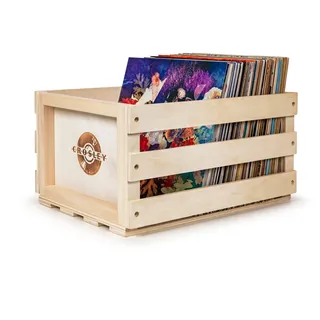 Crosley Plattenkiste für ca. 75 Schallplatten, Natural