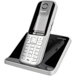 Gigaset SX810 ISDN Dect-Schnurlostelefon für den ISDN Anschluß, stahlgrau