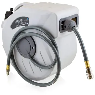 BITUXX Druckluft Schlauchtrommel automatik Druckluft Schlauchaufroller 1/4' Zoll Anschluss Automatik Schlauchaufroller für Wandmontage 15m / 15 Meter)